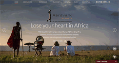 Desktop Screenshot of aardvarksafaris.co.uk