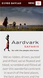 Mobile Screenshot of aardvarksafaris.co.uk